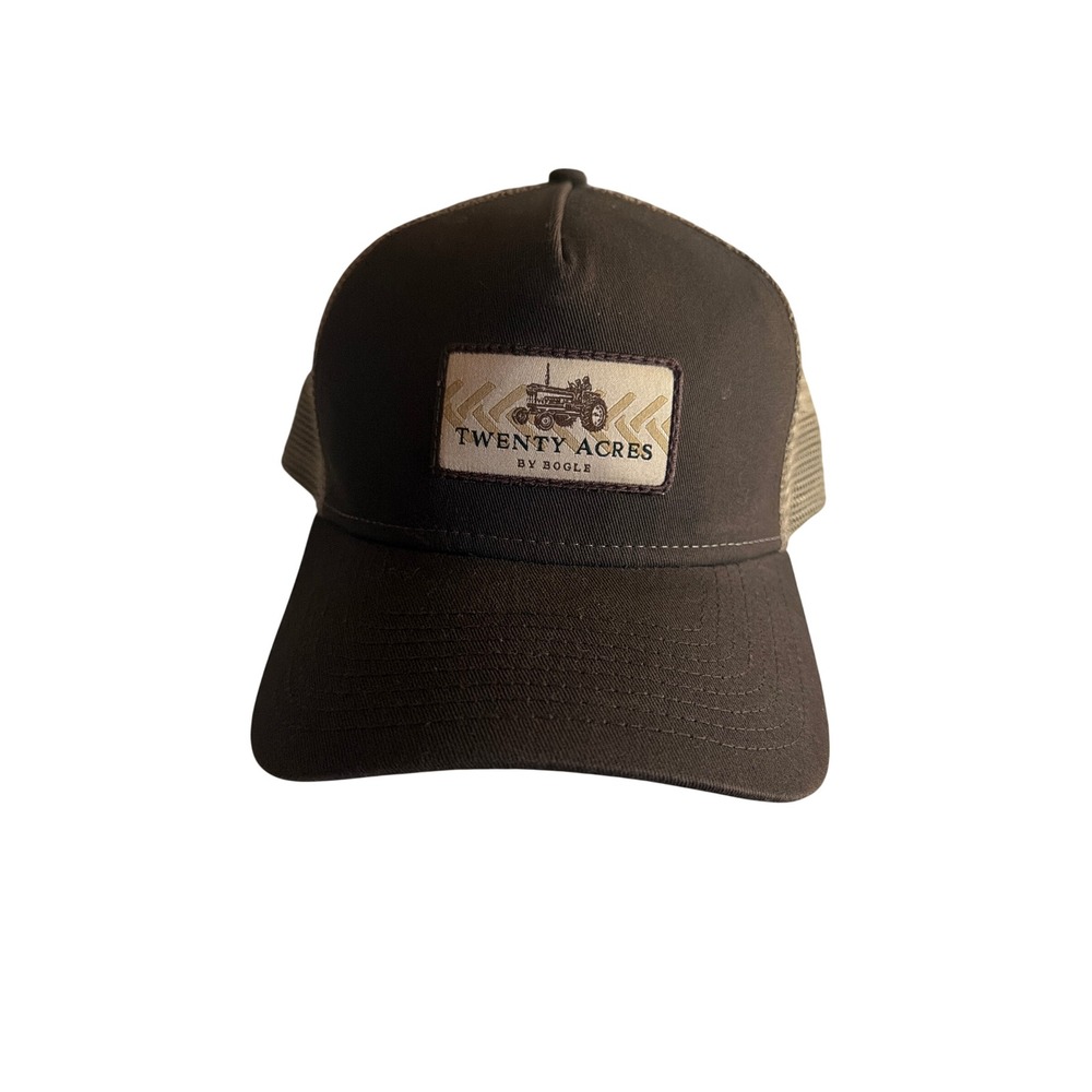 Trucker Hat Brown Twenty Acres by Bogle Tractor Patch 9FORTY Snapback